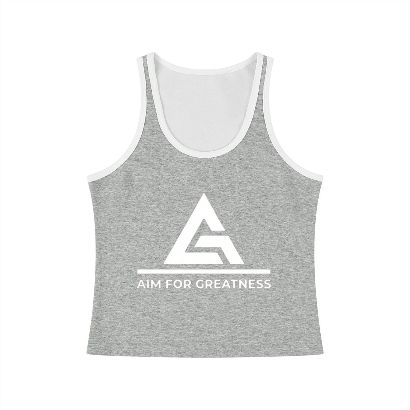 Women's Color Block Cropped Tank Top