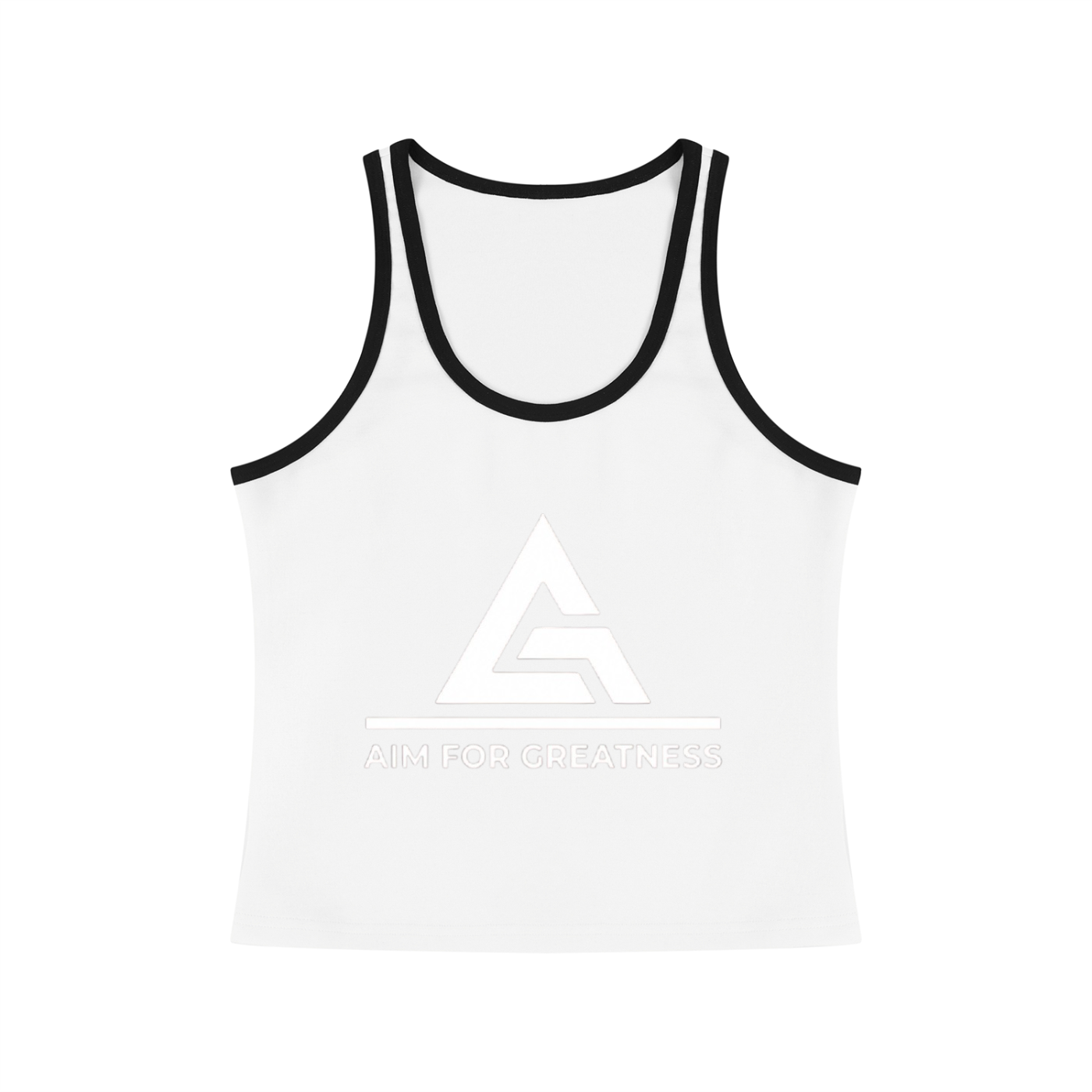 Women's Color Block Cropped Tank Top