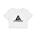 Fitted Crop Cotton T-Shirt
