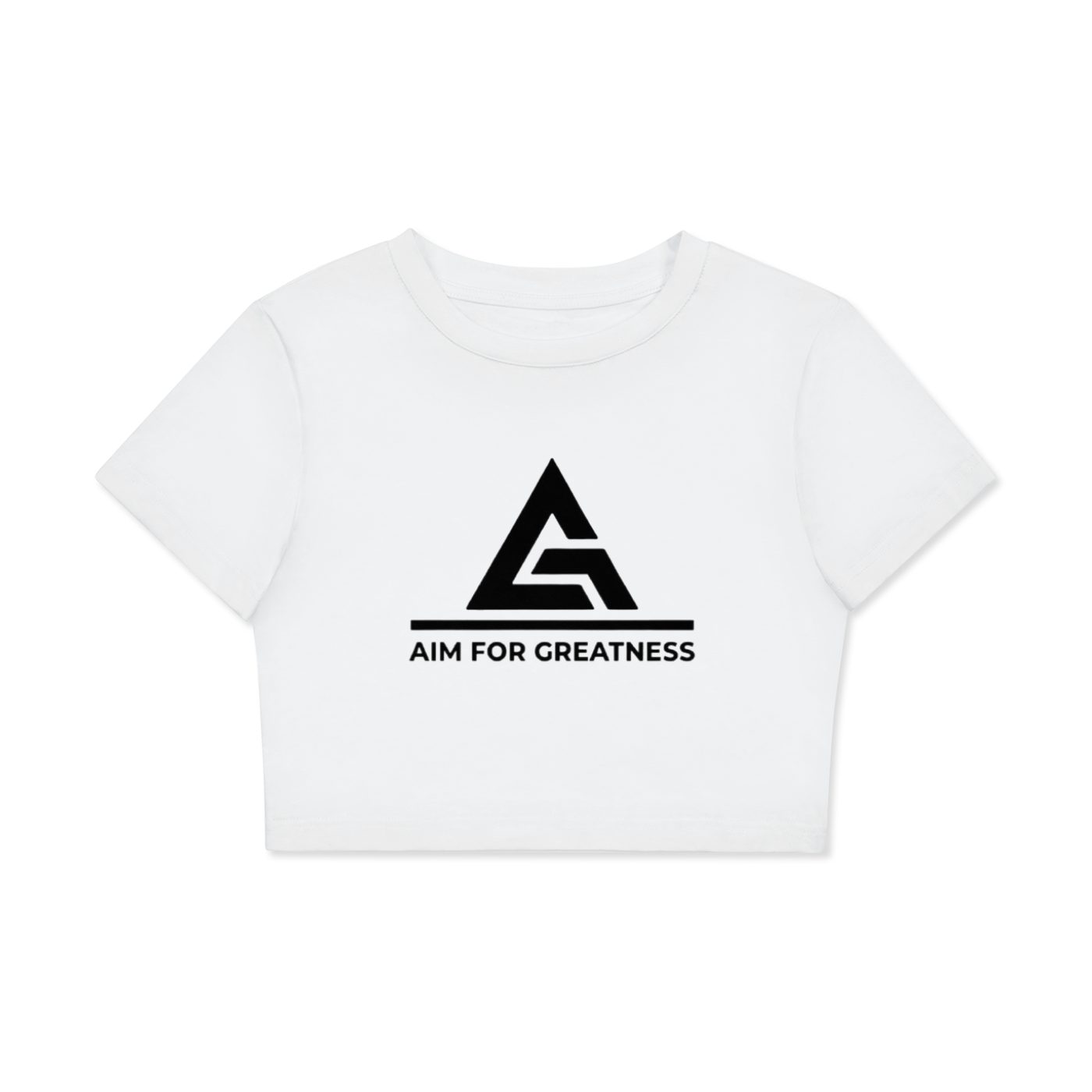 Fitted Crop Cotton T-Shirt