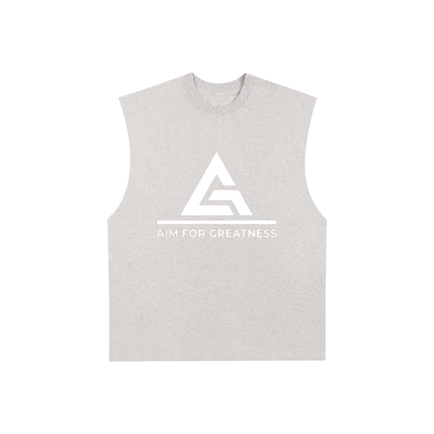 Raw Edge Cotton Tank Top