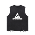 Snow Washed Raw-Hem Tank Top