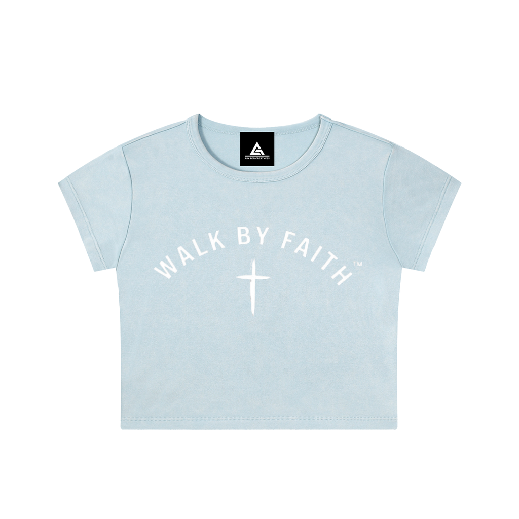 Snow Washed Crop Top