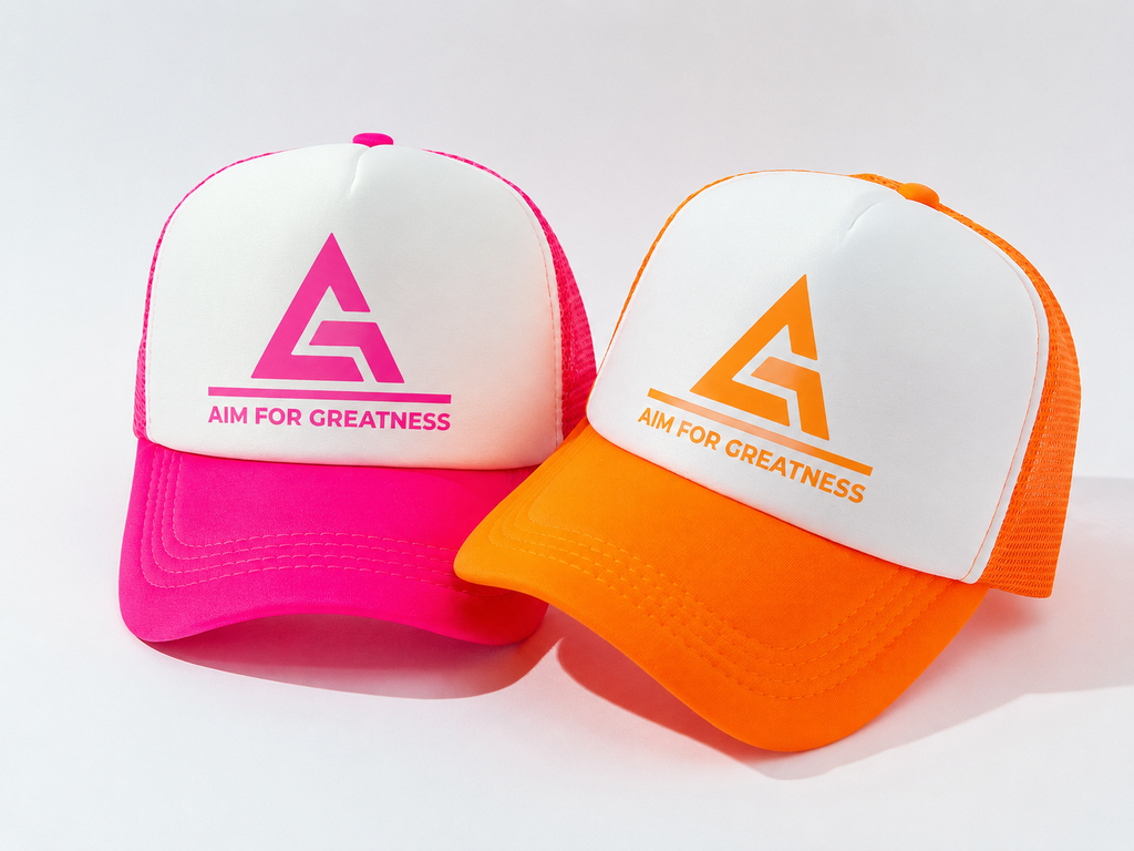Signature "Aim For Greatness" Premium Trucker