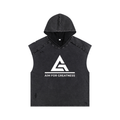 Snow Washed Boxy Hooded Tank Top