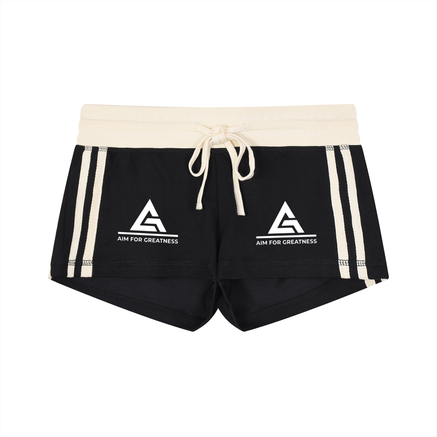 Women's Contrast Stripe Track Shorts
