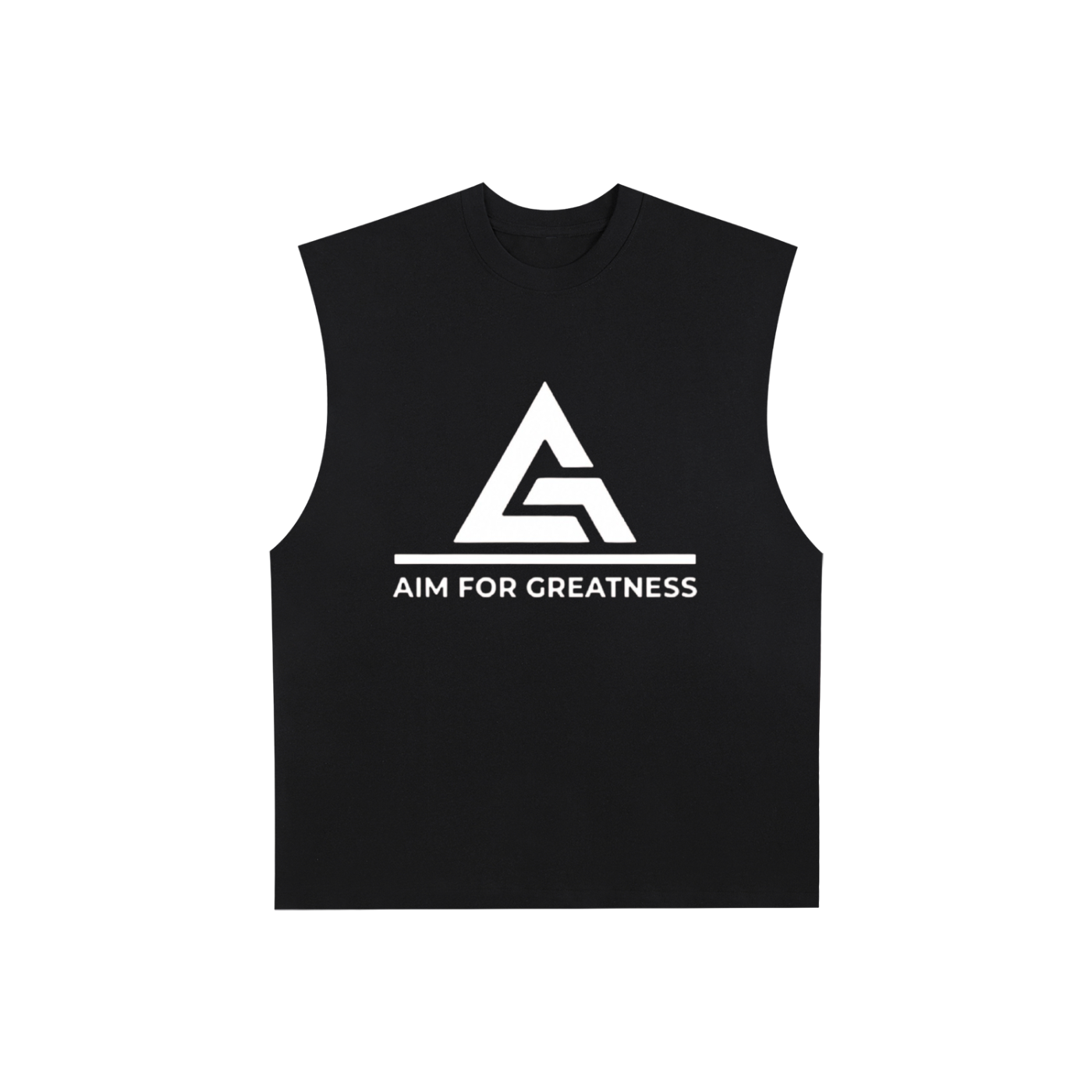Raw Edge Cotton Tank Top
