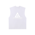 Raw Edge Cotton Tank Top